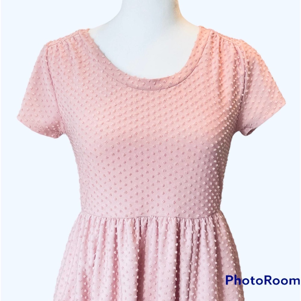 Rolla Coster Baby Doll Style Textured Tiered Dress - Sz S - Picture 2 of 9